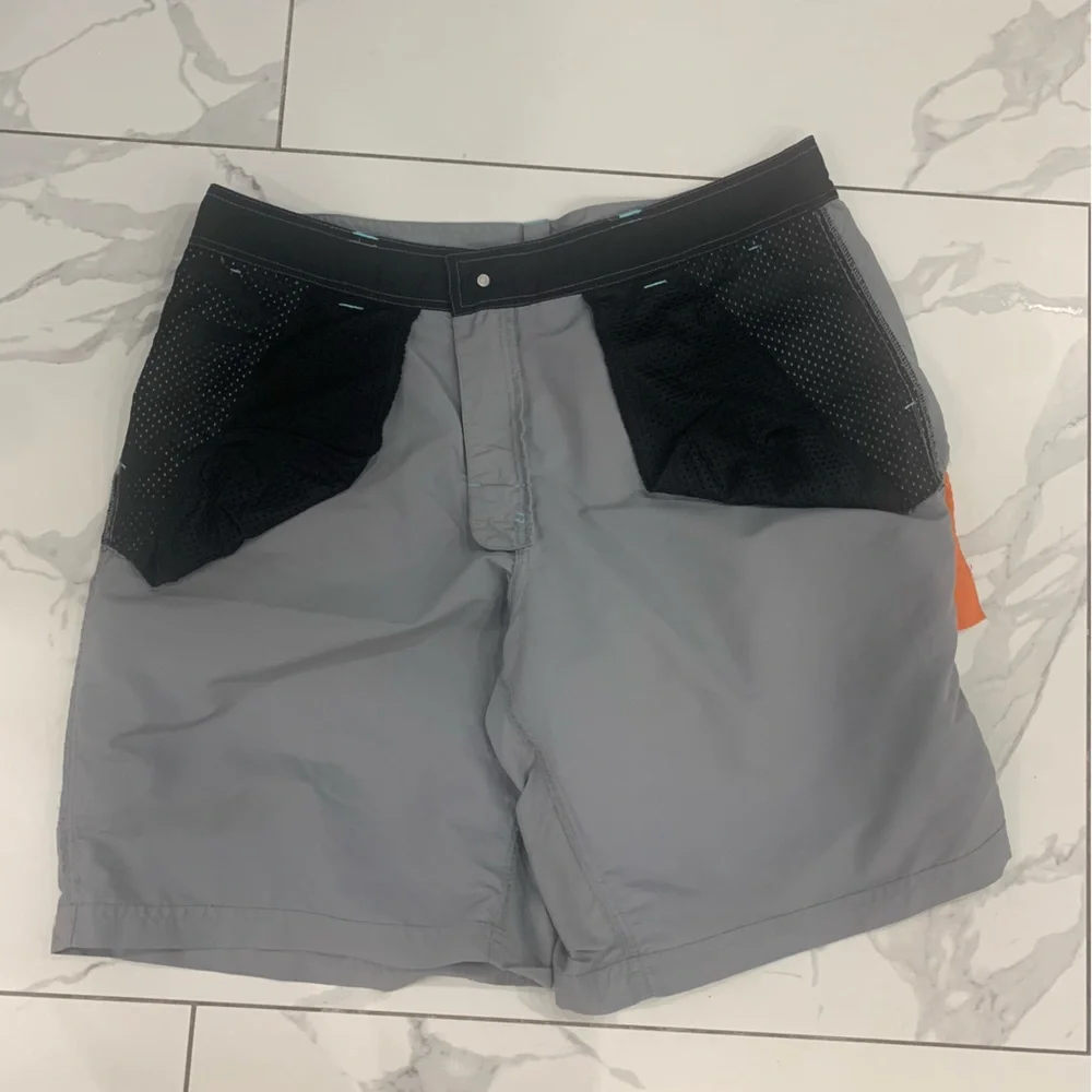 Howler Brothers Shorts Mens 36 Horizon Hybrid Blue Gray Nylon Ripstop Quick Dry - Picture 11 of 12